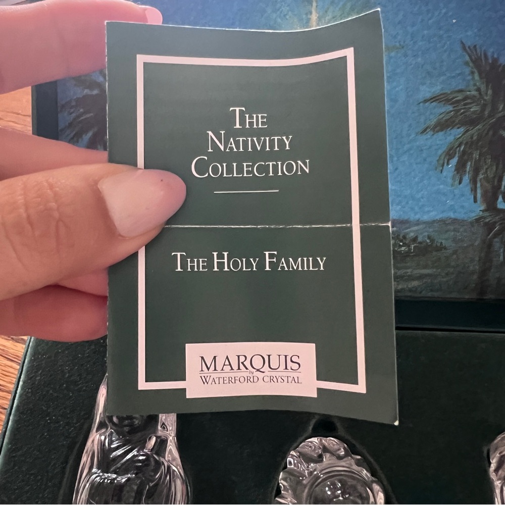 Marquis by Waterford crystal Nativity set